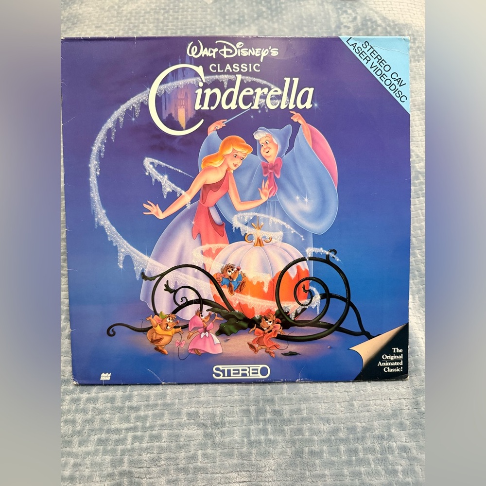 Walt Disney's Classic Cinderella laser video disc